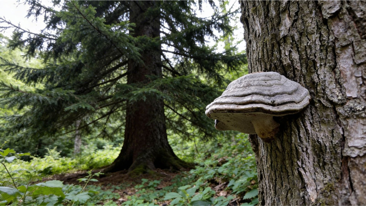 Agarikon, fomes oficinalis mushroom
