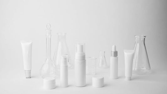 skincare products with no information on what is inside them