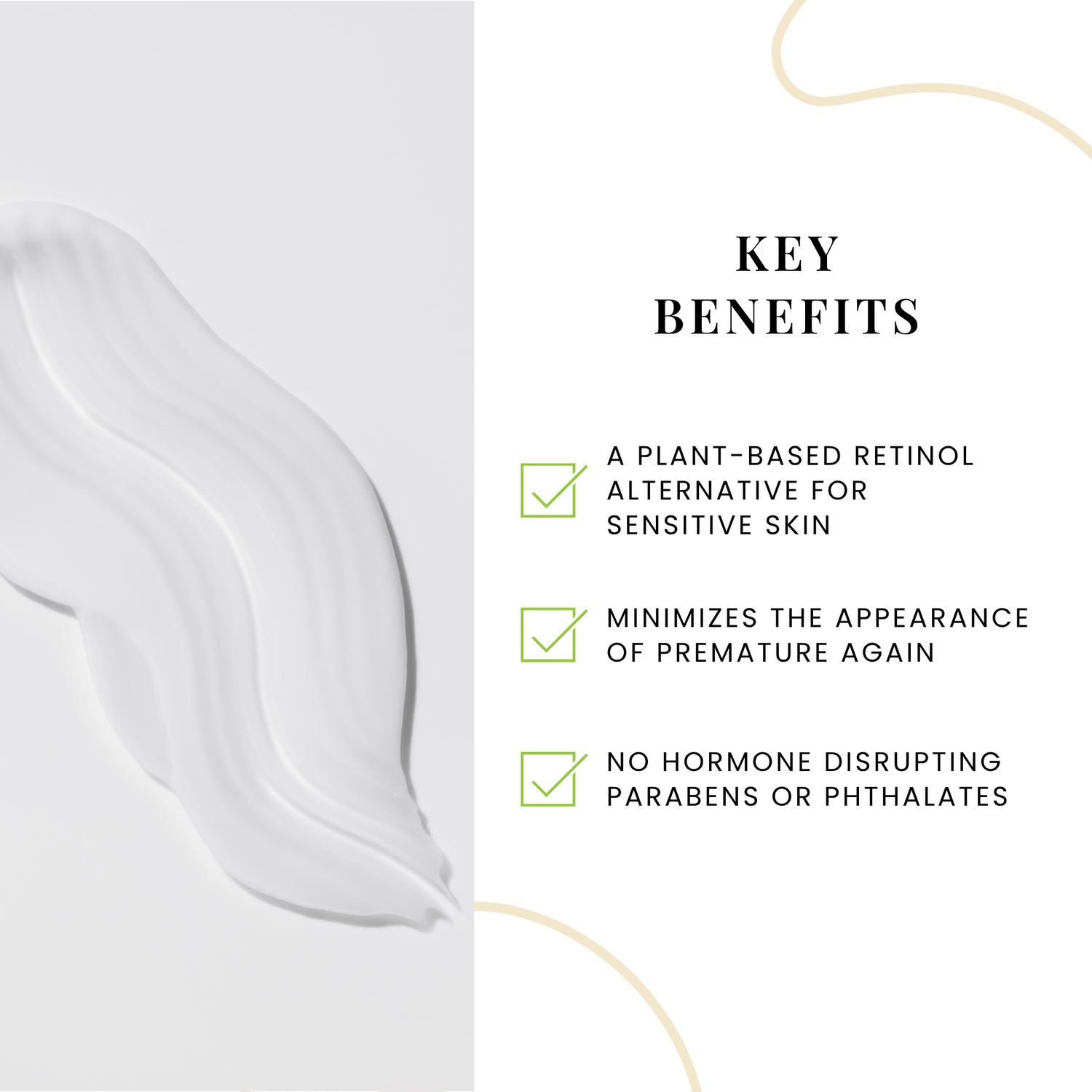 Nighttime Bakuchiol Renewal Cream for Sensitive Skin